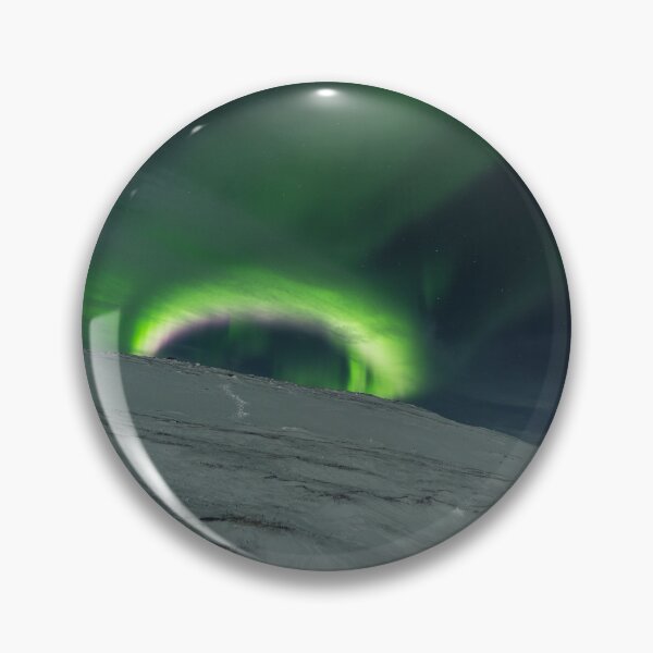 Item preview, Northern Lights over Mt Nouljia in Sweden designed and sold by seaearthandsky.