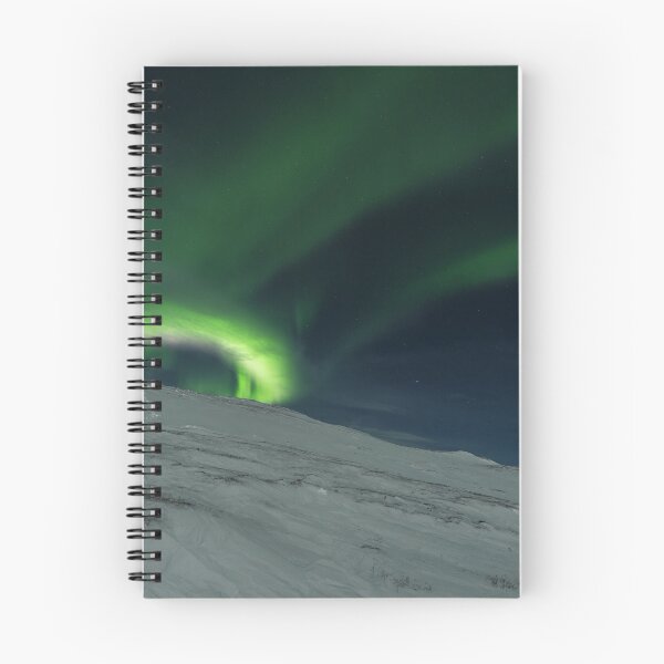 Item preview, Northern Lights over Mt Nouljia in Sweden designed and sold by seaearthandsky.