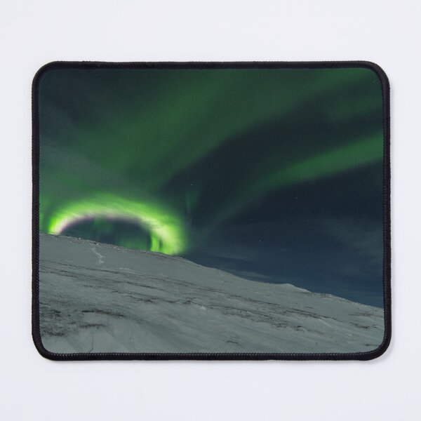Item preview, Northern Lights over Mt Nouljia in Sweden designed and sold by seaearthandsky.