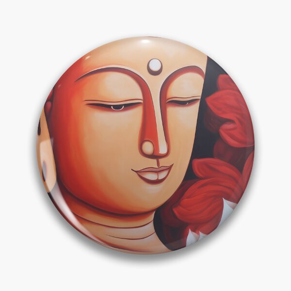 Item preview, Red Whimsical Buddha designed and sold by bharuarts.