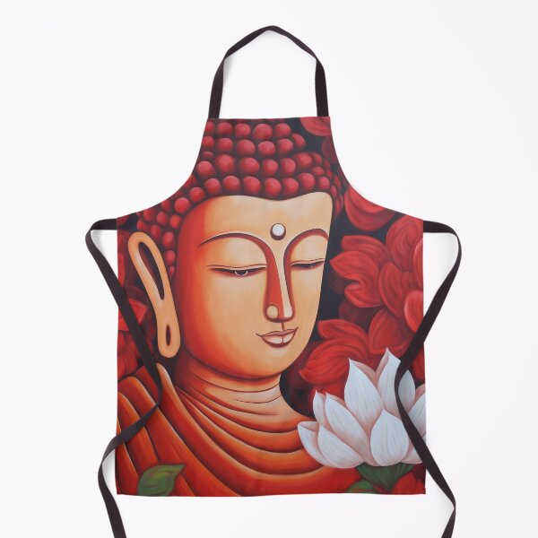 Item preview, Red Whimsical Buddha designed and sold by bharuarts.