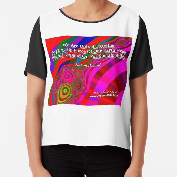 We Are United Chiffon Top