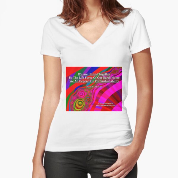 We Are United Fitted V-Neck T-Shirt
