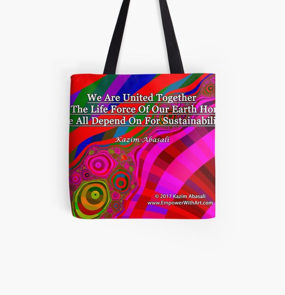 We Are United All Over Print Tote Bag
