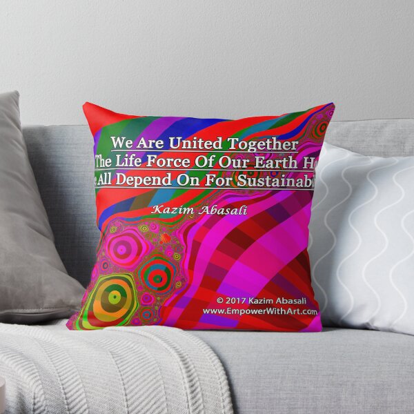 We Are United Throw Pillow