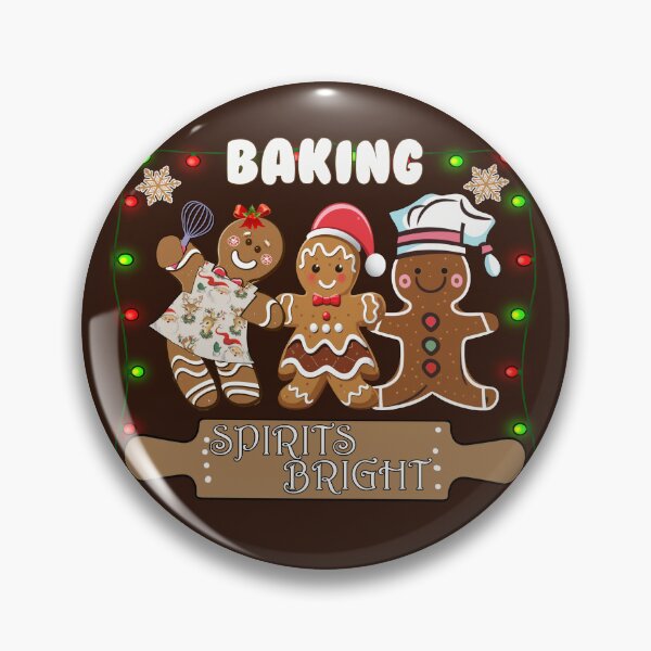 Item preview, Christmas Gingerbread Baking Spirits Bright Baking designed and sold by tamdevo1.