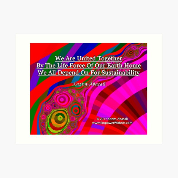 We Are United Art Print