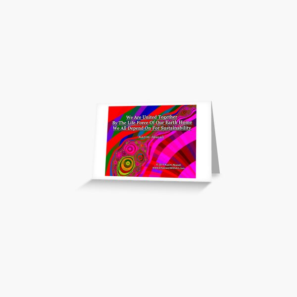 We Are United Greeting Card