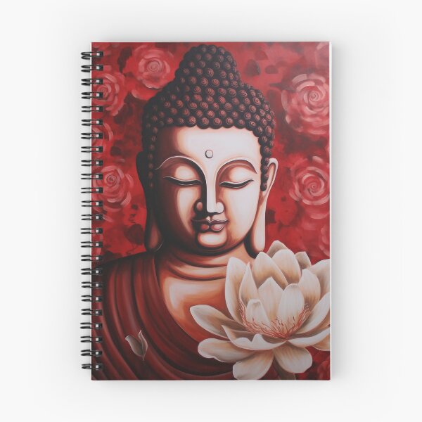 Item preview, Red Soulful Buddha designed and sold by bharuarts.