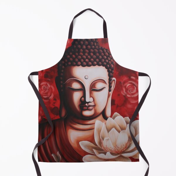 Item preview, Red Soulful Buddha designed and sold by bharuarts.