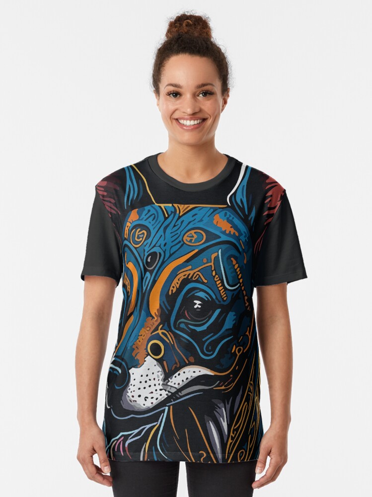 Imagen 2 de 5, Camiseta gráfica con la obra Perro Xolo, diseñada y vendida por bihtti.