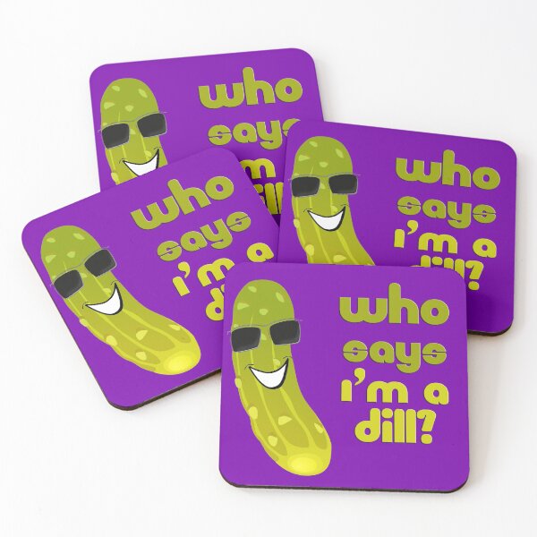 Item preview, Cute Gherkin - Who Says I'm A Dill? T-Shirt Sticker designed and sold by deanworld.