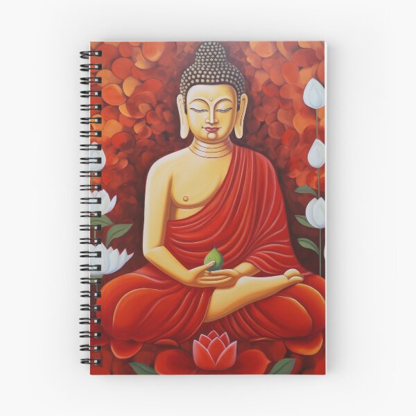 Item preview, Red Dynamic Buddha designed and sold by bharuarts.