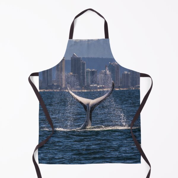 Item preview, Humpback Whale Tail Slapping off Surfers Paradise designed and sold by seaearthandsky.