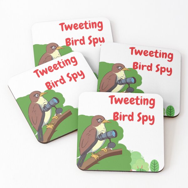 Item preview, Tweeting bird Spy Birdwatcher designed and sold by Nature-Symphony.