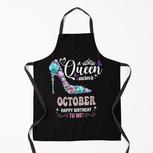 Item preview, A Queen Was Born In October Happy Birthday To Me Cute Women designed and sold by ZANNIX.