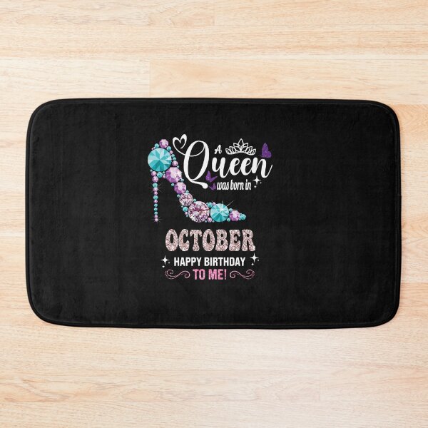 Item preview,  A Queen Was Born In October Happy Birthday To Me Cute Women designed and sold by ZANNIX.