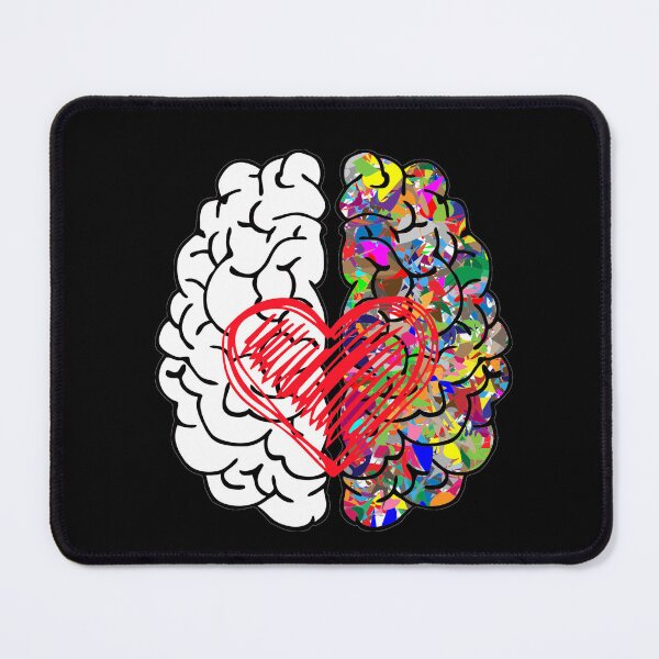 Item preview, feelings or logic, heart or brain designed and sold by InverseArt.