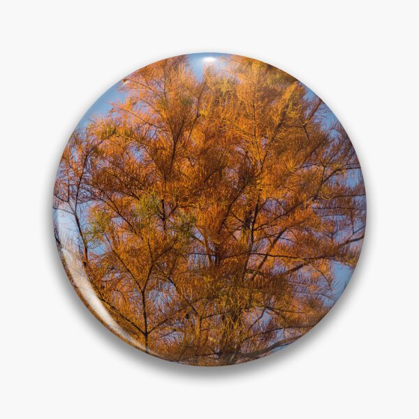 Item preview, Autumnal Tamarack Treetop in Rich Orange designed and sold by Georgia Mizuleva.