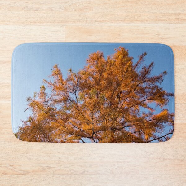 Item preview, Autumnal Tamarack Treetop in Rich Orange designed and sold by Georgia Mizuleva.