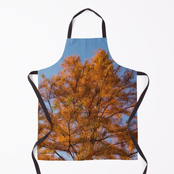 Item preview, Autumnal Tamarack Treetop in Rich Orange designed and sold by Georgia Mizuleva.