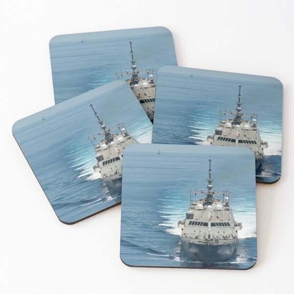 Item preview, STK109836M-The littoral combat ship USS Fort Worth in the South China Sea. designed and sold by StocktrekImages.