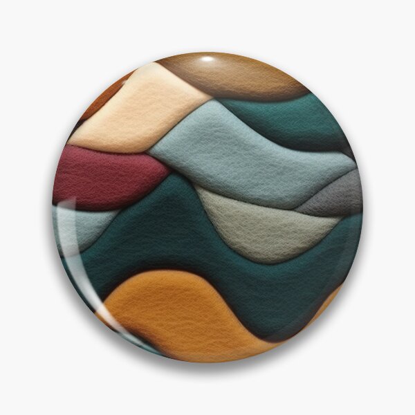 Item preview, Retro design that is reminiscent of pop art motifs made of fabric, wool and felt designed and sold by Pflugart.