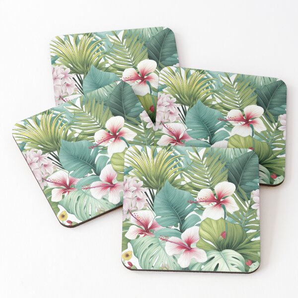 Item preview, Pink Hibiscus Tropical Pattern designed and sold by kansaikate.