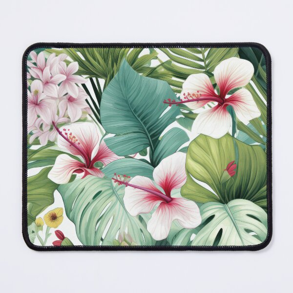Item preview, Pink Hibiscus Tropical Pattern designed and sold by kansaikate.