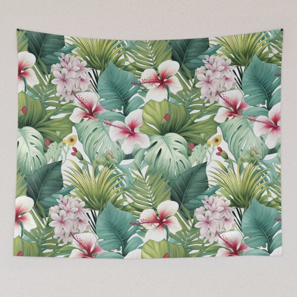 Item preview, Pink Hibiscus Tropical Pattern designed and sold by kansaikate.