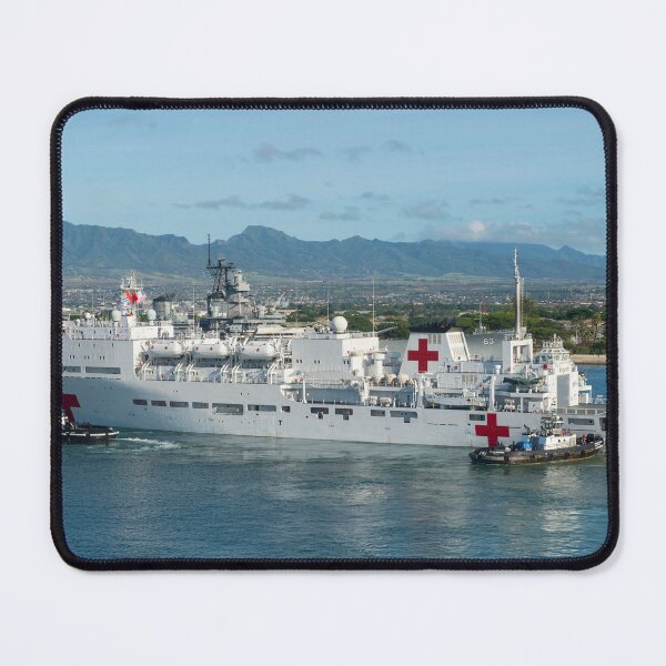 Item preview, STK109835M-People's Liberation Army (Navy) hospital ship Peace Ark in Pearl Harbor, Hawaii. designed and sold by StocktrekImages.