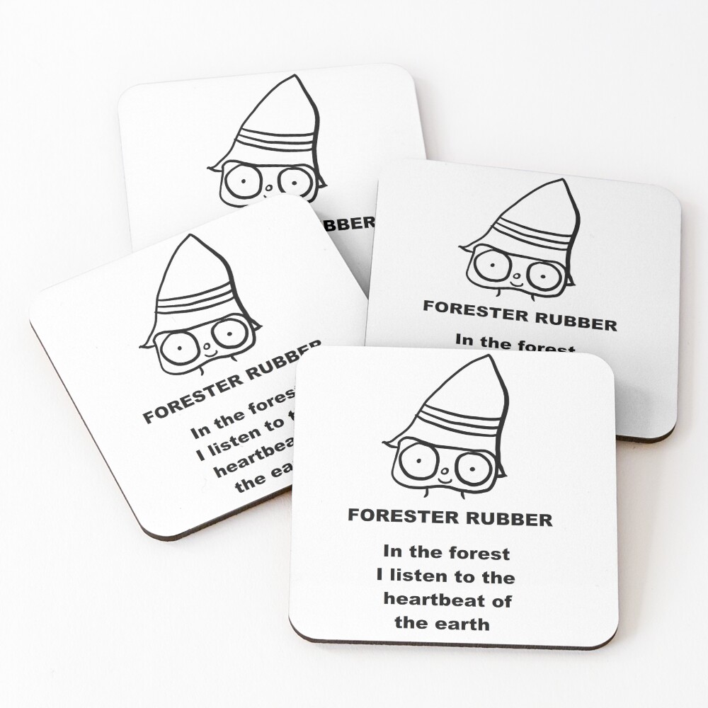 Item preview, Coasters (Set of 4) designed and sold by RubberWorld.