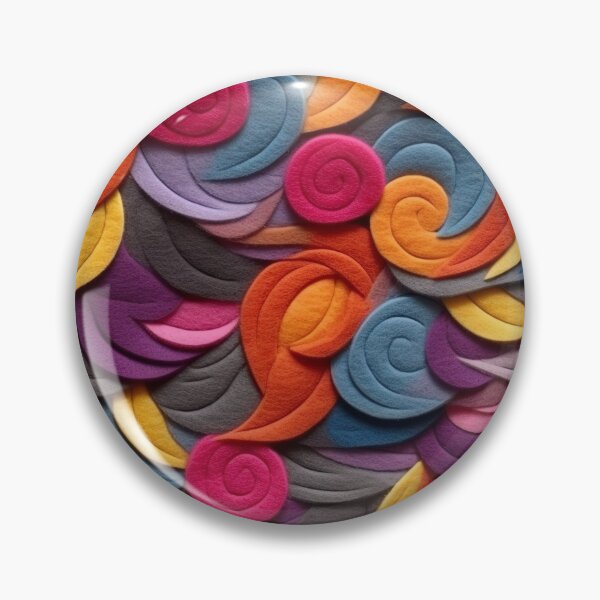 Item preview, Retro design that is reminiscent of pop art motifs made of fabric, wool and felt designed and sold by Pflugart.