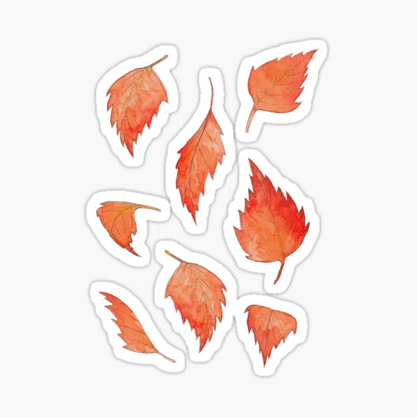 Item preview,  Autumn brich leaves red designed and sold by Patternhost.