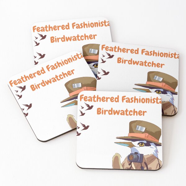 Item preview, Feathered Fashionista Birdwatcher designed and sold by Nature-Symphony.