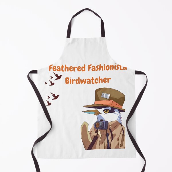 Item preview, Feathered Fashionista Birdwatcher designed and sold by Nature-Symphony.