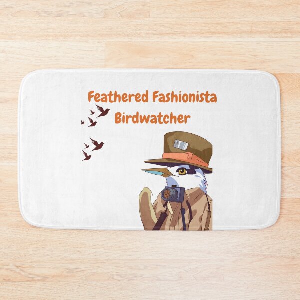Item preview, Feathered Fashionista Birdwatcher designed and sold by Nature-Symphony.