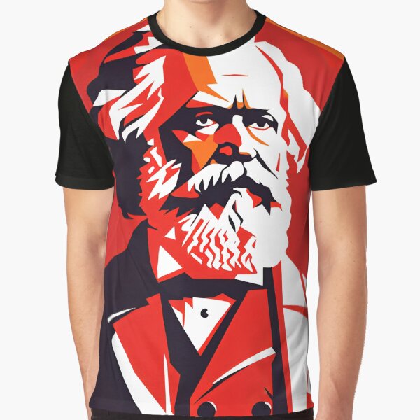 Vista previa del artículo con la obra «Carlos Marx 1», diseñado y vendido por Hensfield.