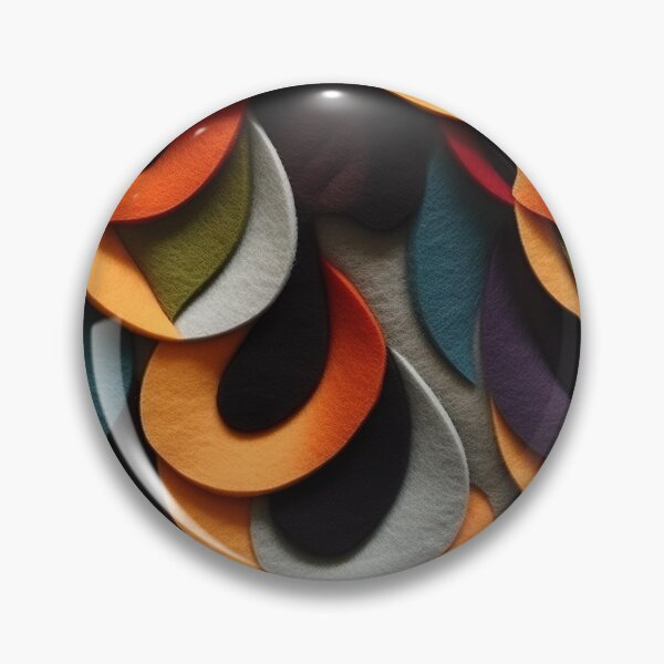 Item preview, Retro design that is reminiscent of pop art motifs made of fabric, wool and felt designed and sold by Pflugart.