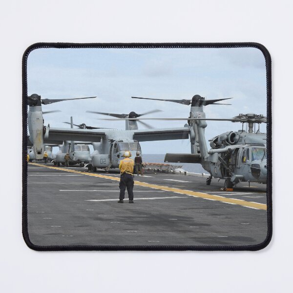 Item preview, STK109796M-Aircraft are prepared to launch from the flight deck of USS Boxer. designed and sold by StocktrekImages.