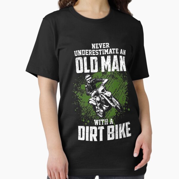 Item preview, Never Underestimate An Old Man With Dirt Bike T-Shirt designed and sold by Leevinstee.