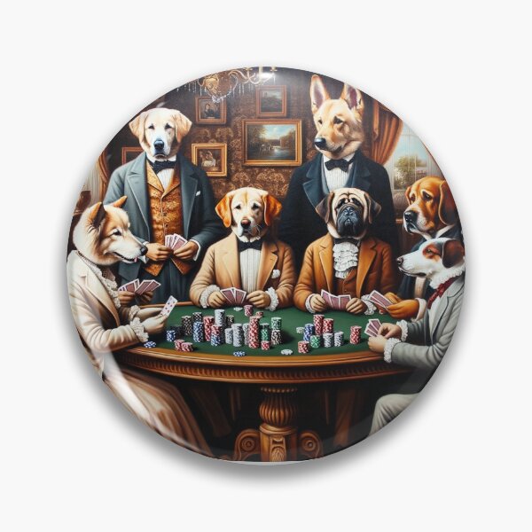 Item preview, Dogs Playing Poker, a friends in need designed and sold by AtiaMubeen.