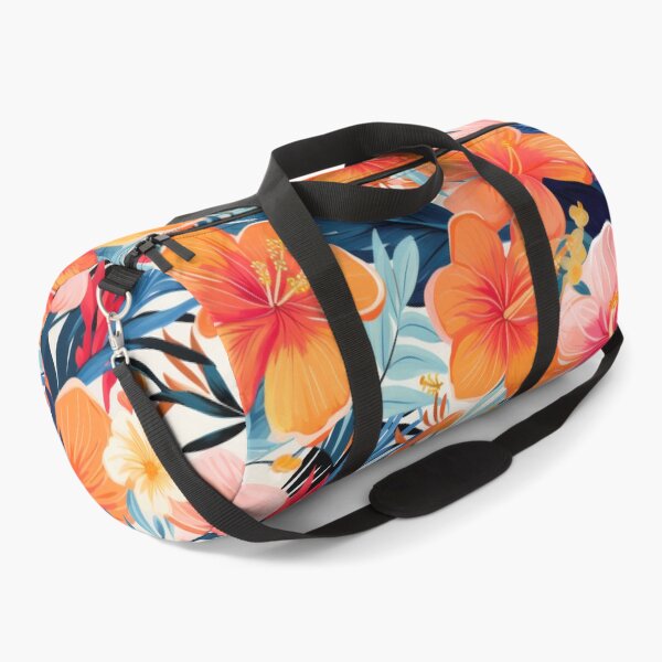 Item preview, Colorful Tropical Flower Pattern designed and sold by kansaikate.