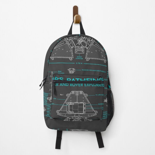 Item preview, Mars Pathfinder Lander and Sojourner Rover (Grey and Turquoise Blueprint. Vertical) designed and sold by BGALAXY.