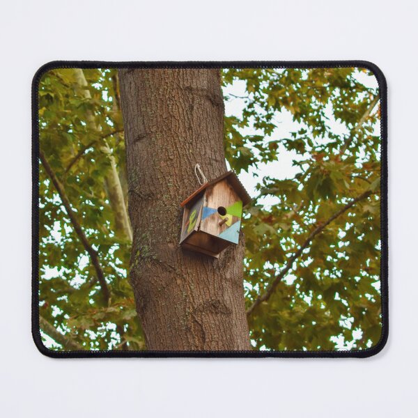 Item preview, Wooden Birdhouse on a Tree in the Park designed and sold by Anastasia Kaneva.