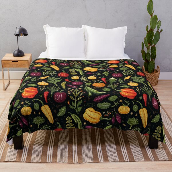 Item preview, Vegetable Vibrance Healthy Food Kitchen Pattern designed and sold by NikkofTime.