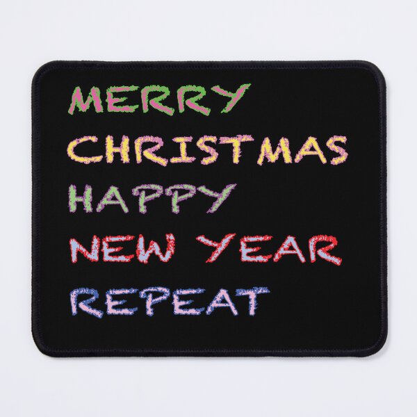 Item preview, Merry Christmas Happy New Year repeat designed and sold by BonusSingh.
