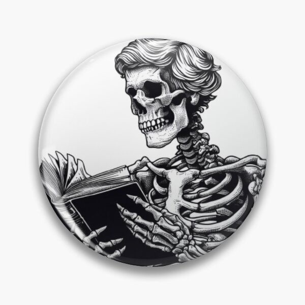 Item preview, Skeleton Bookworm designed and sold by HalloweenHQ.