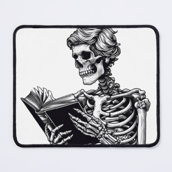 Item preview, Skeleton Bookworm designed and sold by HalloweenHQ.