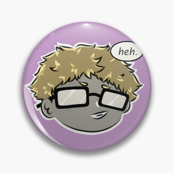 Item preview, Tsukishima Kei Smug Sticker designed and sold by earlgrye.